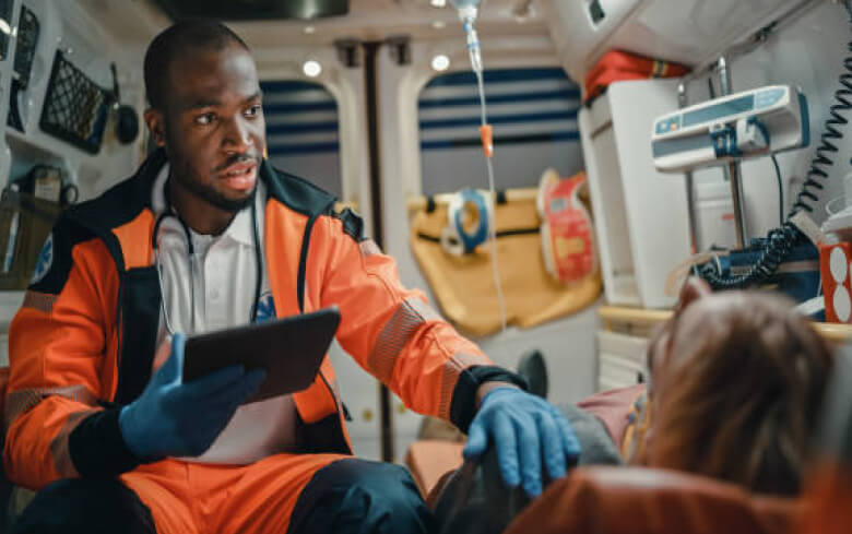 Inside Ambulance
